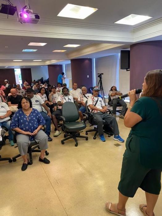 Roda de conversa com os alunos